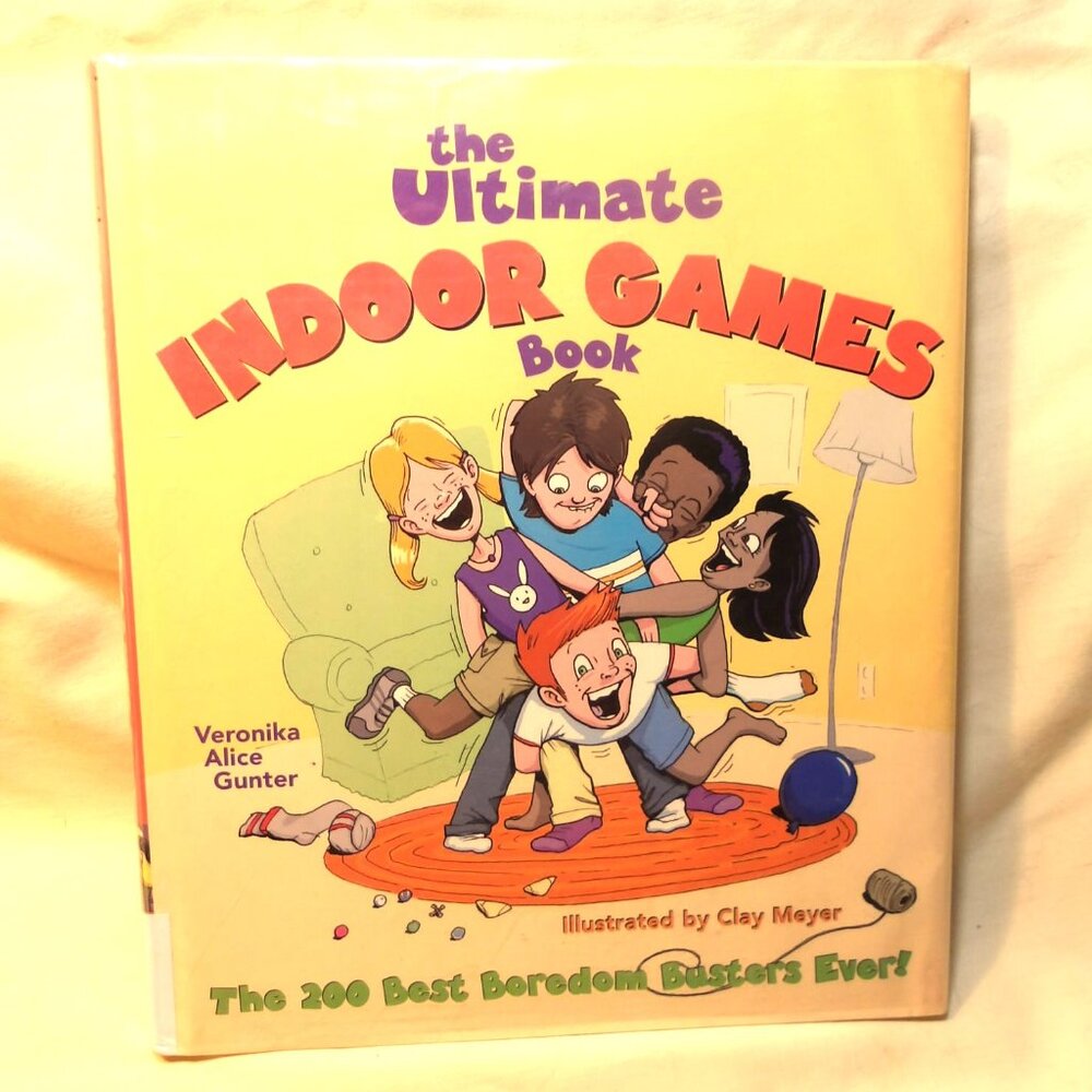 *** Ultimate INDOOR GAMES Book *** with Illustration by Clay Mayer